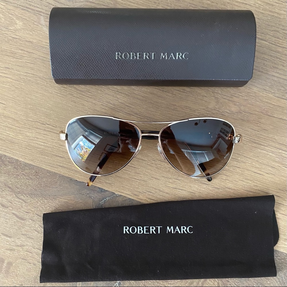 Robert Marc Gold and Tortoiseshell Aviators
